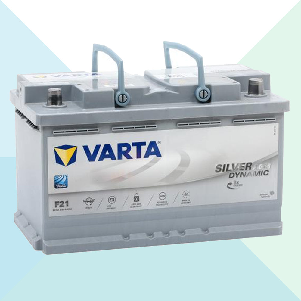 Varta Auto Batteria F21 80 Ah Silver Dynamic AGM Start & Stop 12V