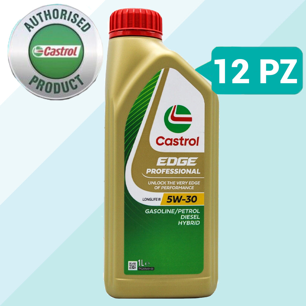 Castrol Olio Motore Professional 5W30 LL III Acea C3VW Audi Longlife Promo Pack 12 Litri (7901451911388)