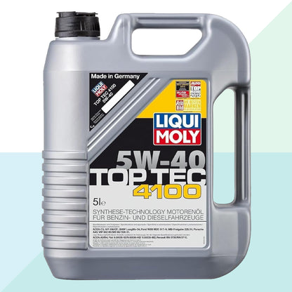 Liqui Moly 9511 Top Tec 4100 5W40 C3 Bmw Fiat Olio Motore Auto Sintetico 5 Litri (9081141002577)