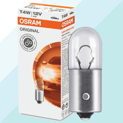 Osram Original Line 3893 T4W Lampadina Indicatore Direzione 12V 4W Auto Moto (9315096822097)