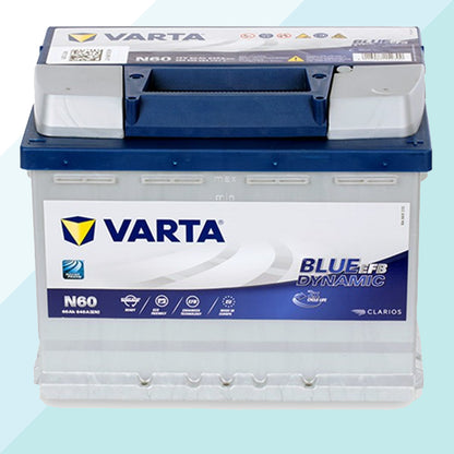 Varta Batteria Auto N60 EFB 60 AH 640A Start & Stop Blue Dynamic 560500064 (6682096763038)