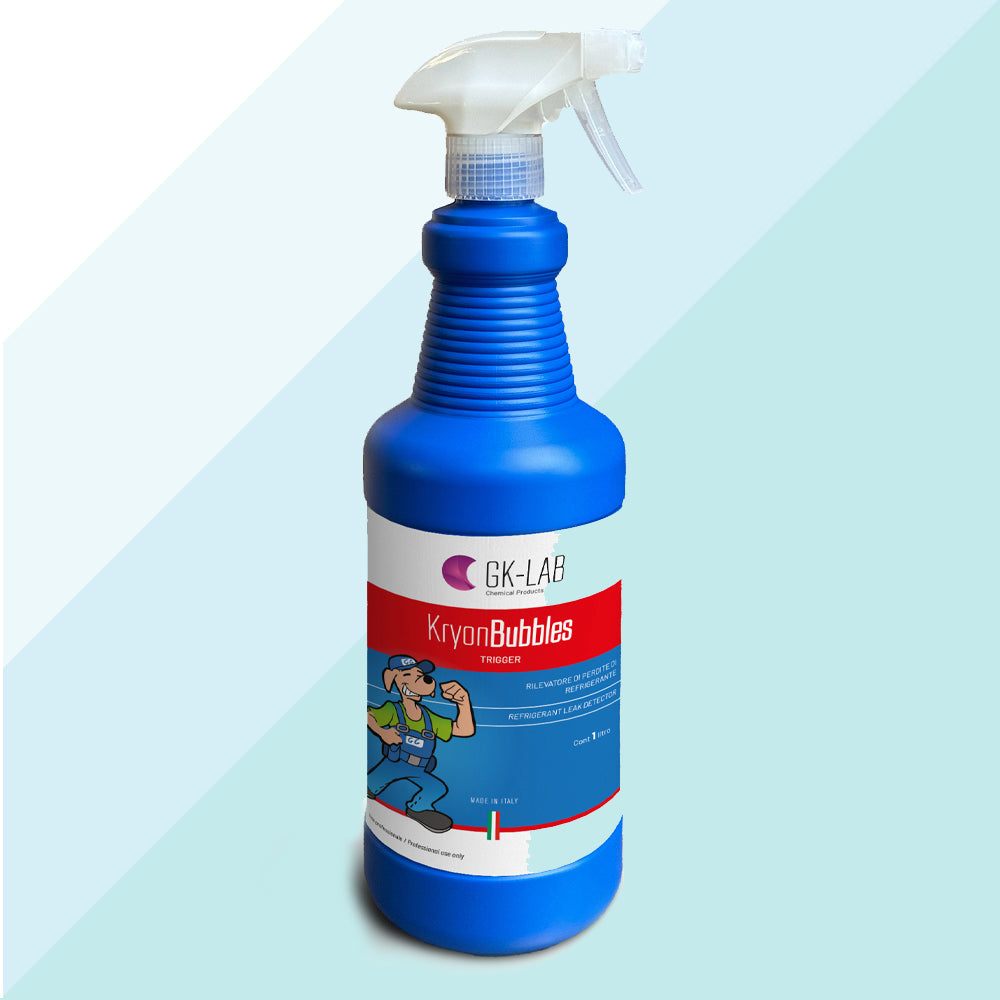 Kryon Bubbles Trigger Cercafughe Spray Per Gas Versione Liquida Flacone 1 Litro (9855065325905)