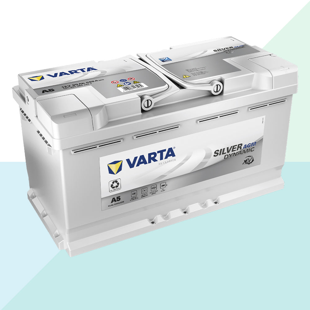 Varta Batteria Auto G14 95AH AGM Silver Dynamic 850 A Polo Positivo a Destra 595901085 (7333052416220)