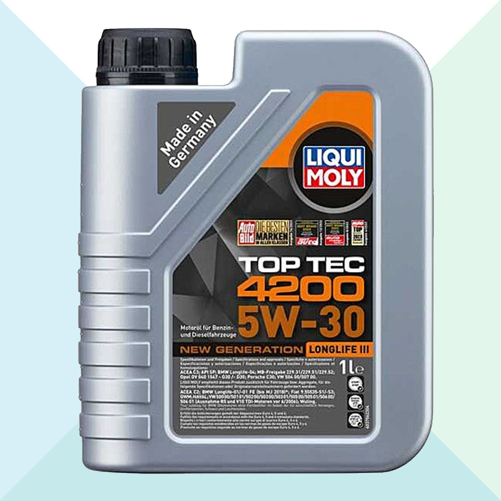 Liqui Moly 8972 Olio Motore Auto Top Tec 4200 5w30 C3 Longlife VW 504 / 507 1 Litro (7940940005596)