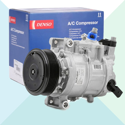 Denso DCP02041 Compressore Climatizzatore Aria Condizionata per Audi A4 Seat Exeo (8955354841425)