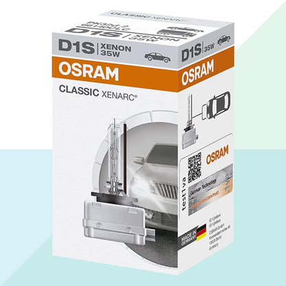 Osram 66140CLC Xenarc Classic Lampada D1S per Fari allo Xeno 85V 35W Classic Line (6041659015326)