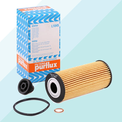 Purflux L1045 Filtro Olio Cartuccia Filtro per BMW Mini (9800214282577)