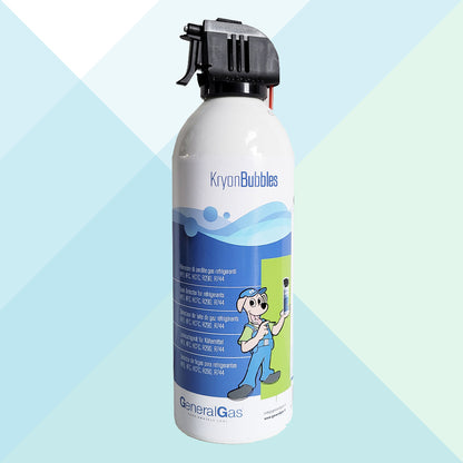 Kryon Bubbles Kbusol Schiumogeno Cercafughe Spray per Gas Refrigerante Bomboletta Aerosol 400 ml (9855083250001)