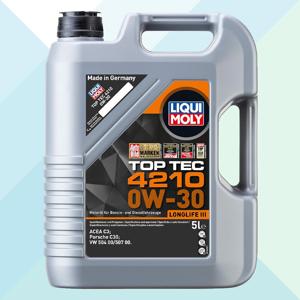 Kit Liqui Moly Top Tec 4210 0W30 C3 LL Olio Motore Sintetico 5 Lt Ceratec 300ml (8773878808913)