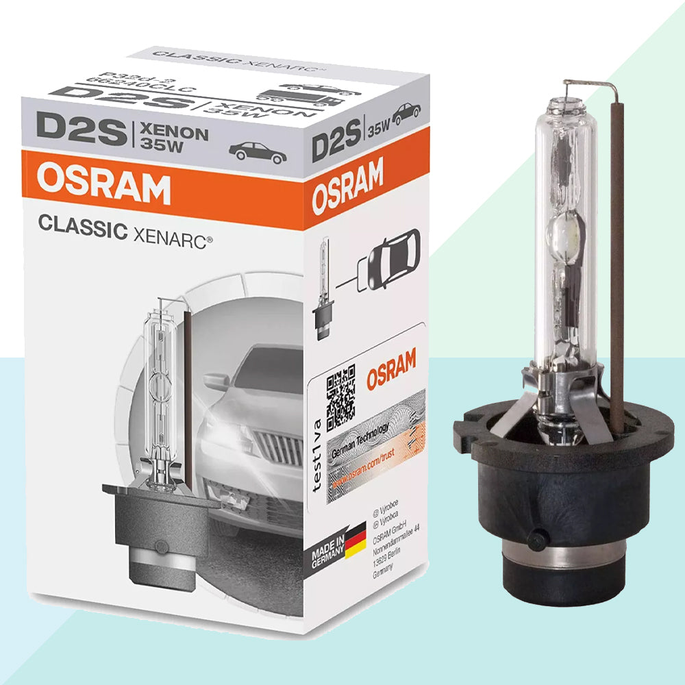 Osram Xenarc Classic 66240CLC D2S Lampadina Xeno 85V 35W Auto (9866186457425)