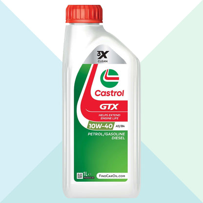 Castrol GTX 15F8FE Olio Motore Auto 10W40 A3/B4 Renault OEM RN RN0700 / RN0710 1 Litro (9786528104785)