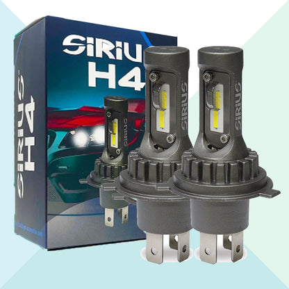 Sirius Kit Lampade Led H4 12V CanBus Auto Moto 6000K 15W Csp Plug & Play (6041714819230)