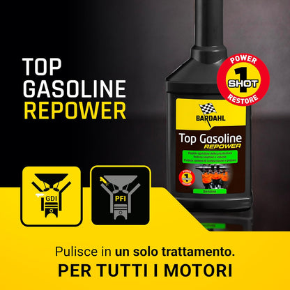 Bardahl Top Gasoline Repower Additivo Benzina Detergente Alimentazione GDI PFI 115018 (7932226470108)