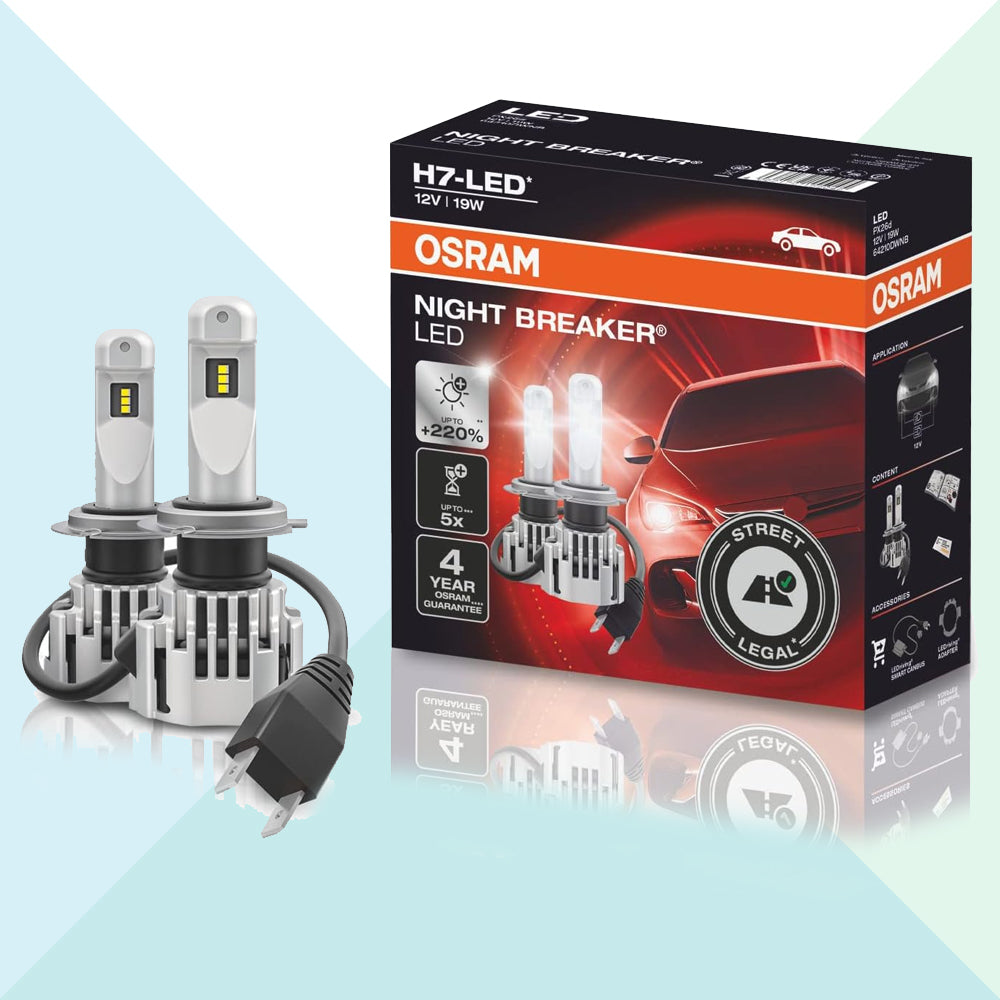 Kit Coppia Lampade H7 Led 64210DWNB Night Breaker Omologate su Strada Auto Moto (8829859135825)