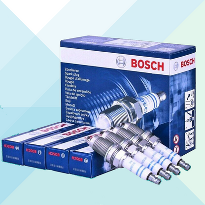 Bosch Kit 4 Candele Fiat Panda 500 1.2 Gas Grande Punto Evo Alfa Mito 0242135515x4 (7730508366044)