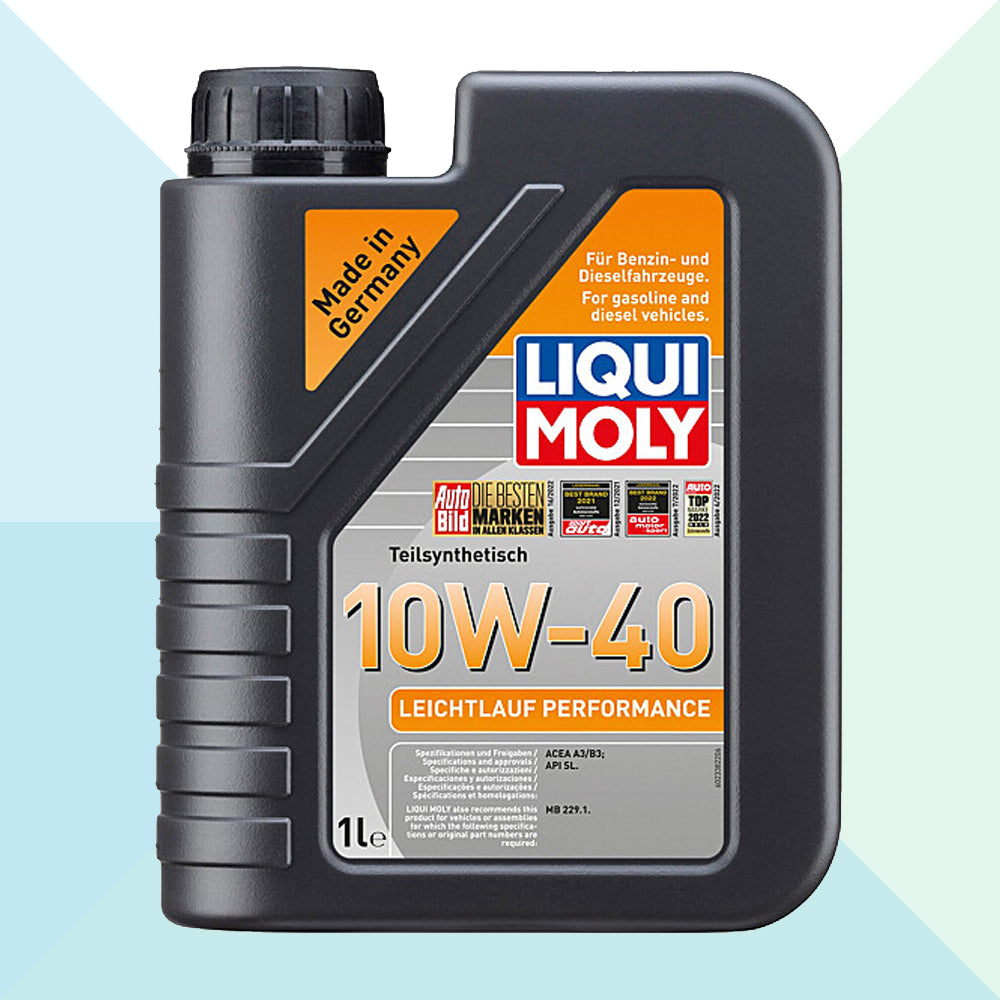 Liqui Moly 2338 Olio Motore Auto 10W40 Leichtlauf Performance A3/B3 1 Litro (7878392840412)