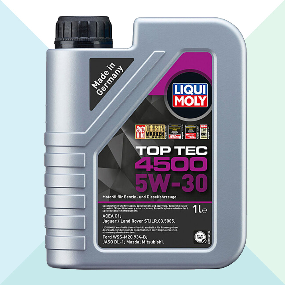 Liqui Moly 2317 Olio Motore Auto Top Tec 4500 5W30 C1 Jaguar STJLR.03.5005 1 Litro (7883751096540)