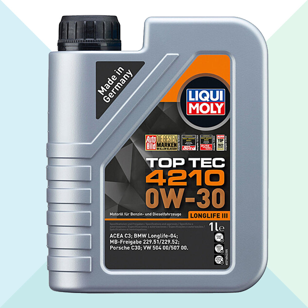 Liqui Moly 21604 Olio Motore Auto Top Tec 4210 0W30 C3 Longlife III LL04 1 Litro (7879304708316)