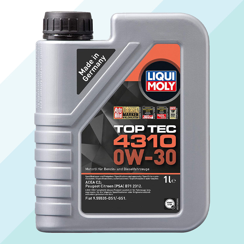 Liqui Moly 2361 Olio Motore Auto Top Tec 4310 0W30 C2 1 Litro (7879334461660)