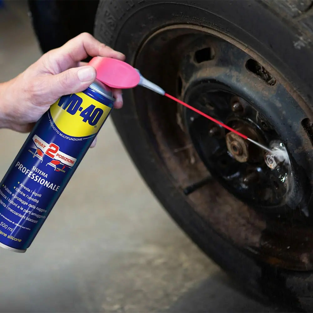 WD-40 Lubrificante Spray Professionale Multiuso con Sistema Doppia Posizione 500 ml (5738409459870)