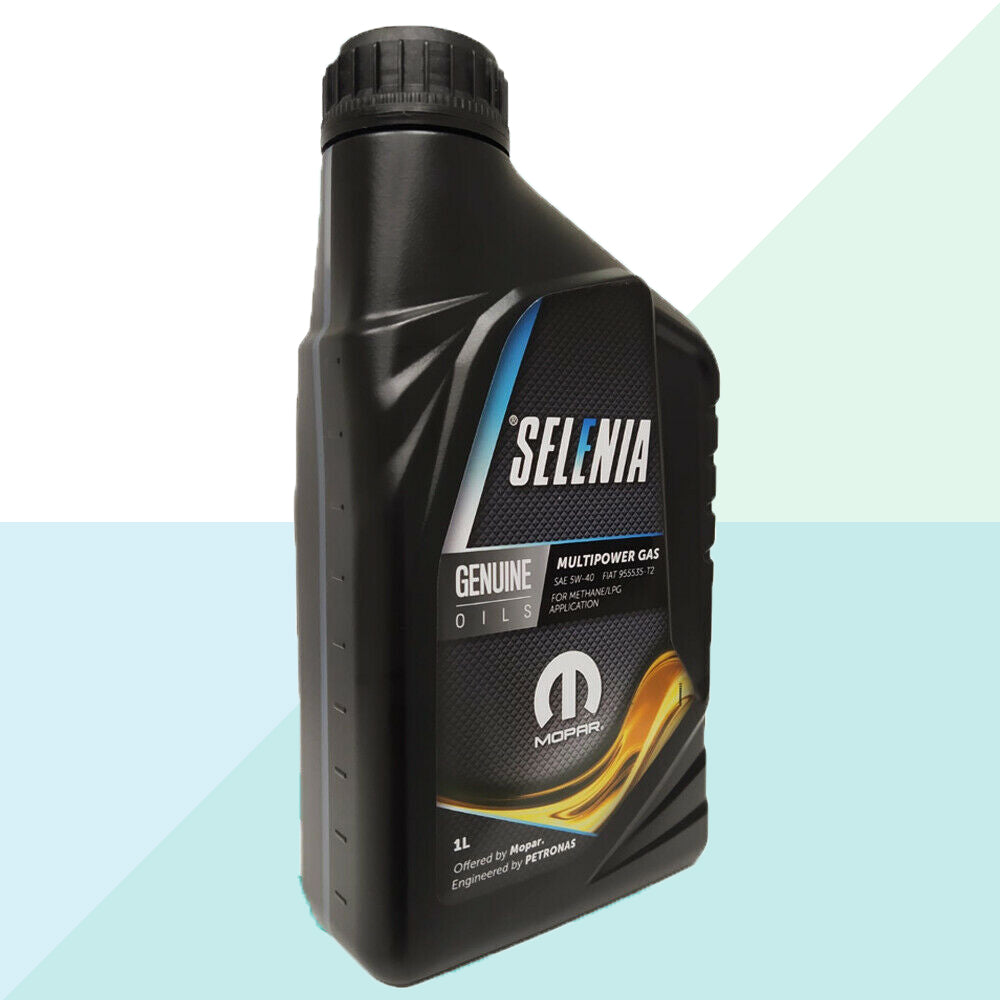 Selenia Olio Motore Originale 5W40 Multipower Gas Pure Energy Metano  1 Litro 14161639 (6015704203422)