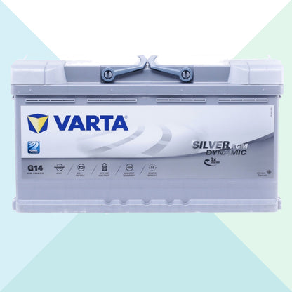 Varta Batteria Auto G14 95AH AGM Silver Dynamic 850 A Polo Positivo a Destra 595901085 (7333052416220)