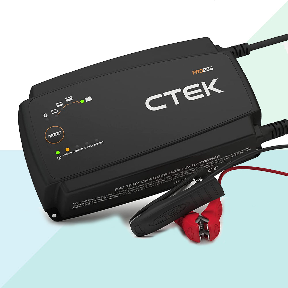 Ctek Pro25s Caricabatterie Professionale 12 Volt 25A Camper Suv Roulotte PRO25S (7789512229084)