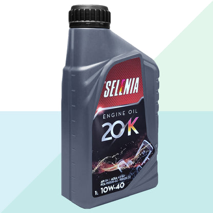 Selenia Olio Motore Originale 10W40 20K Acea A3 Fiat Alfa Lancia 1 Litro 10721639 (6059786764446)