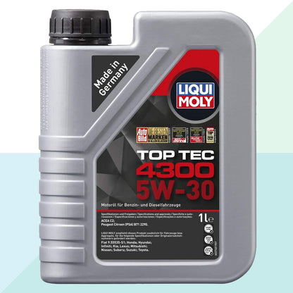 Liqui Moly 2323 Top Tec 4300 5W30 C2 PSA B71 2290 Olio Motore Auto 1 Litro (7941477040348)