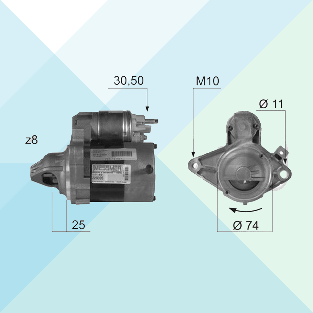 Era Motorino D'Avviamento 220395A (7524256514268)