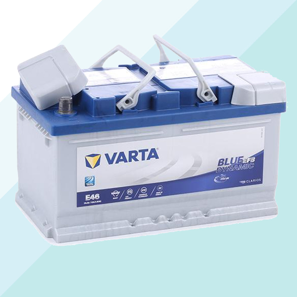 Varta Batteria Auto E46 EFB 75 AH 730A Start & Stop Blue Dynamic 575500073 (7968971358428)