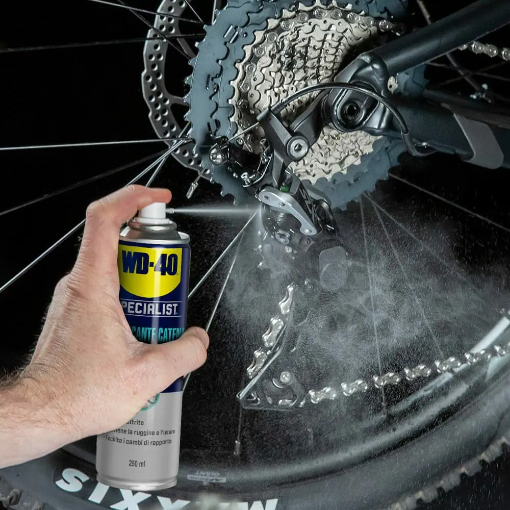 WD-40 Bike Lubrificante Catena Bici Bike Tutte le Condizioni al PTFE 250ml (7850769940700)