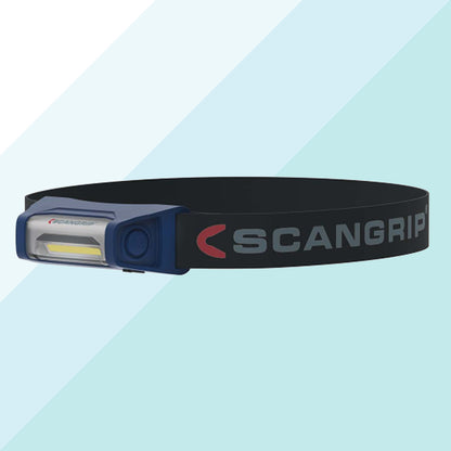 Scangrip 03.5626 I-View Blu Torcia Frontale Cob Led Lampada Da Lavoro con Sensore (7979284791516)