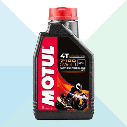 Motul Olio Motore Moto 7100 5W40 MA2 4T 100% Sintetico Ester Jaso MA2 1 Litro 104086 (7787904172252)