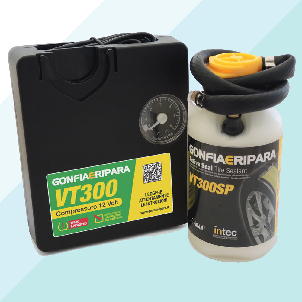 Gonfia e Ripara Intec VT300 Kit Foratura Emergenza Gomma Ruota Europ Assistance Inclusa (7983207448796)