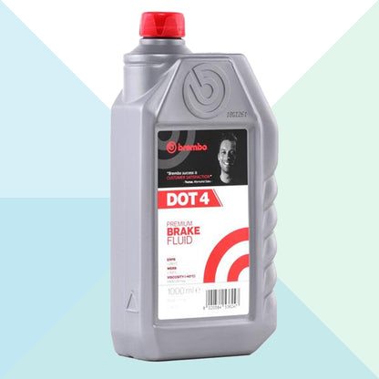 Brembo Olio freni DOT 4 Auto e Moto Fluido Freni 1 LT L04010 (5901465813150)