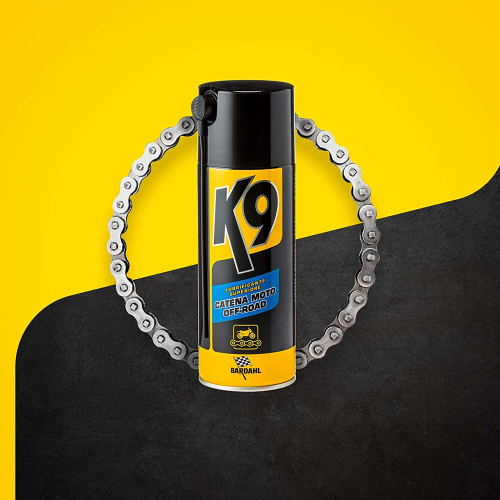 Bardahl K9 Lubrificante Superiore Spray Catena Moto Chain Lube Off-Road 400ml (7975067025628)