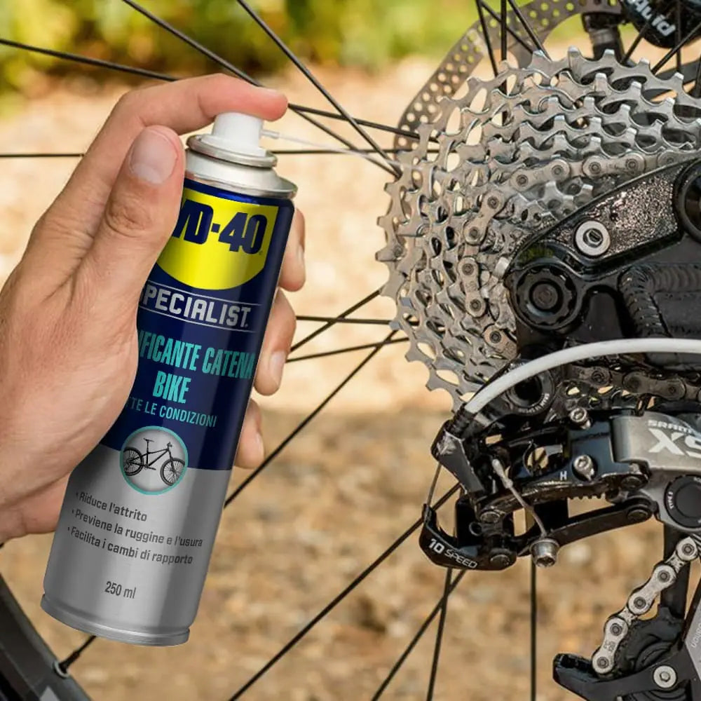 WD-40 Bike Lubrificante Catena Bici Bike Tutte le Condizioni al PTFE 250ml (7850769940700)