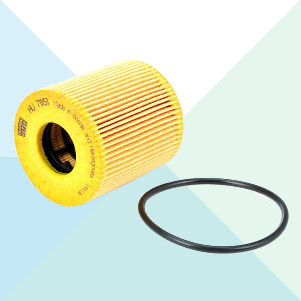 Mann-Filter Filtro Olio con Guarnizione Fiat Peugeot Ford Mini HU711/51X (7725869236444)