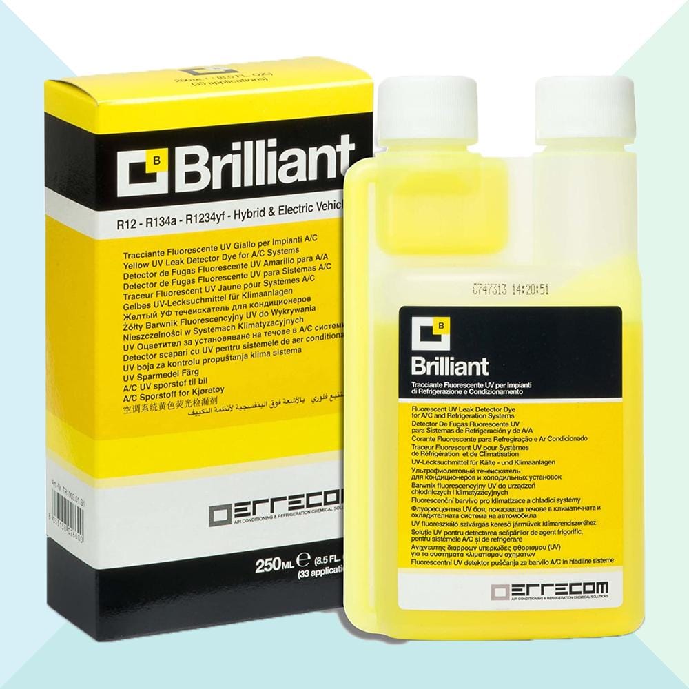 Errecom Tracciante Fluorescente Brilliant UV per Impianti A/C Autoveicoli 250ml (5792701153438)