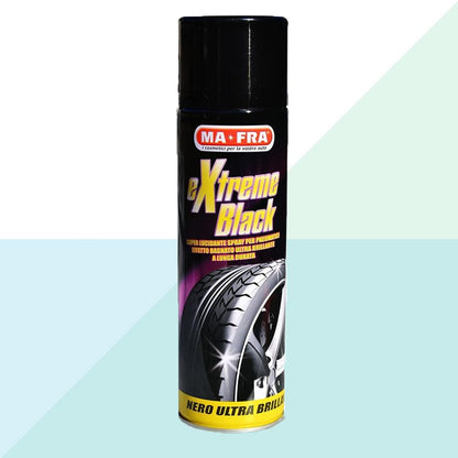 MAFRA Extreme Black Nero Gomme Lucidante Effetto Bagnato Super Brillante Spray H0790 (6059649597598)