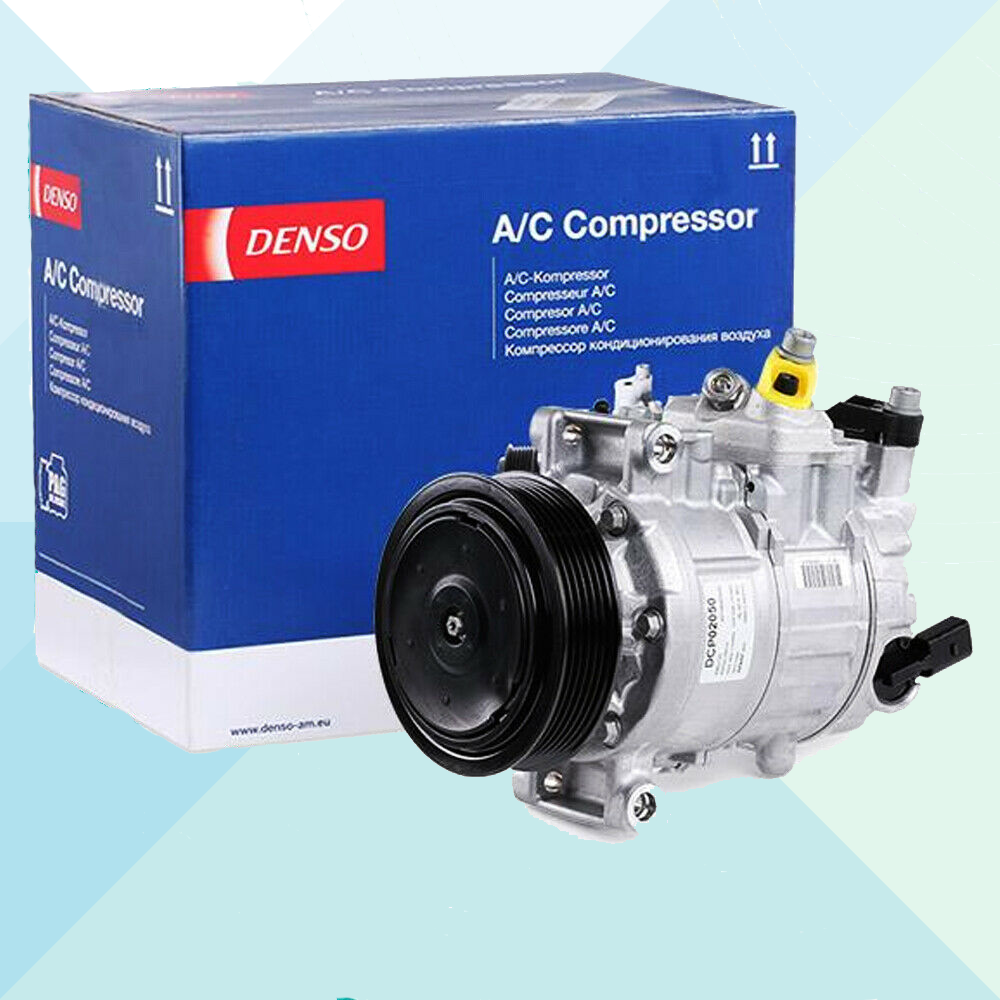 Denso Compressore Climatizzatore Aria Condizionata Originale Audi Volkswagen DCP02050 (6073317720222)