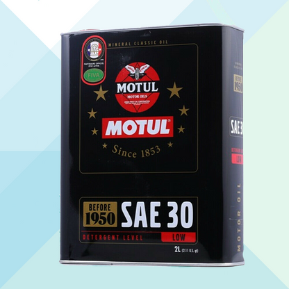 Motul Olio Motore Sae 30 Per Auto Epoca Lambretta Vespa Olio Minerale 2 Litri 104509 (7632024142044)