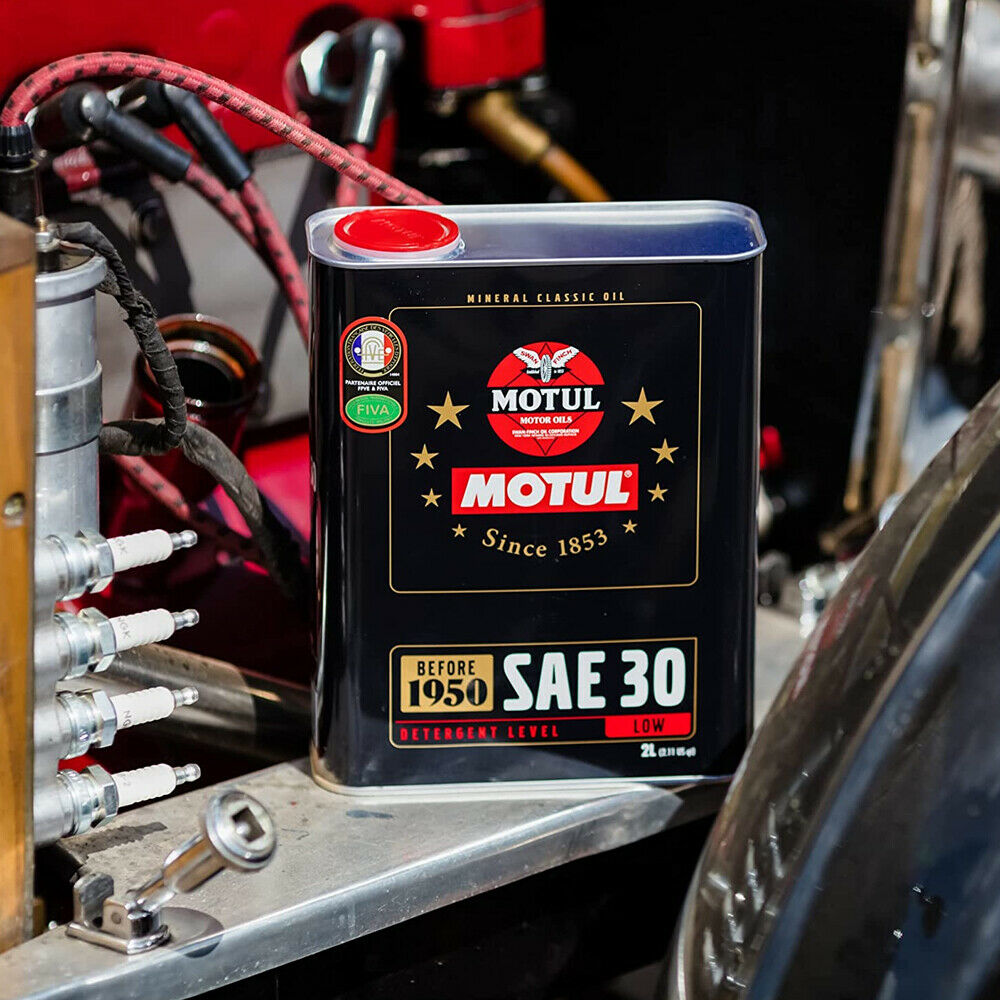 Motul Olio Motore Sae 30 Per Auto Epoca Lambretta Vespa Olio Minerale 2 Litri 104509 (7632024142044)